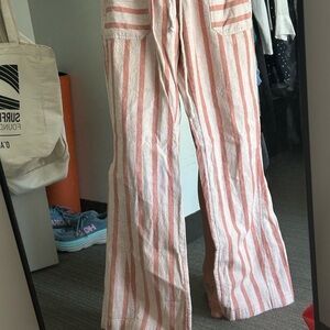 Roxy Pink and Cream Textured Fabric